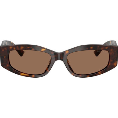 Jimmy Choo JC5046BU - Havana/Dark Brown Lenses