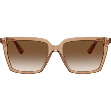 Transparent Tan/Brown Gradient Lenses