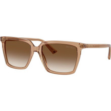 Shop the Jimmy Choo JC5051 Sunglasses Transparent Tan/Brown