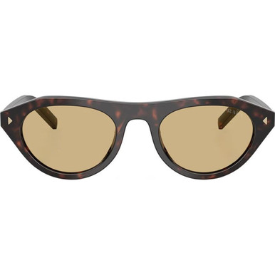 Prada PRB15S - Root Tortoise/Light Brown Glass Lenses
