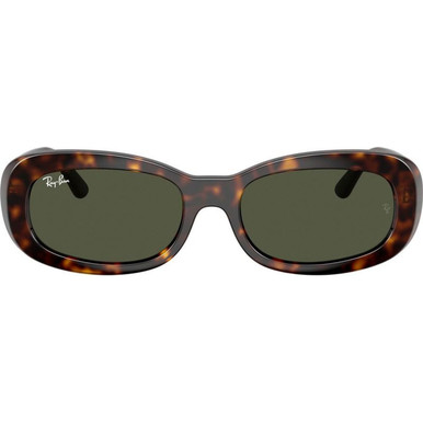 Havana/Green Glass Lenses 56 Eye Size