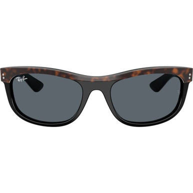 Ray-Ban Balorama RB2489 - Havana on Black/Blue Glass Lenses
