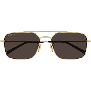GUCCI GG1957SA - Gold/Brown Lenses