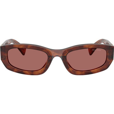 Striped Tobacco/Dark Violet Lenses