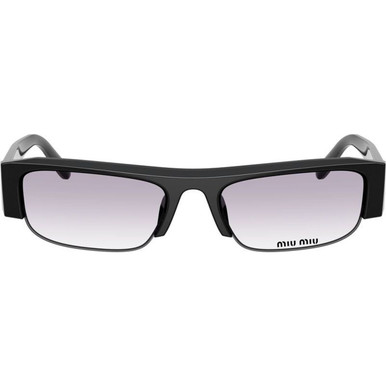 Miu Miu MUB07S - Black/Dark Grey Clear Gradient Lenses