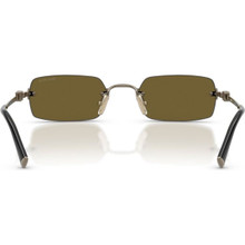 Miu Miu MUB50S 26C09Z Rectangle Sunglasses – Gold/Dark Brown Miu Miu MUB50S Sunglasses 26C09Z Old Gold - eye-oo.com main image 3