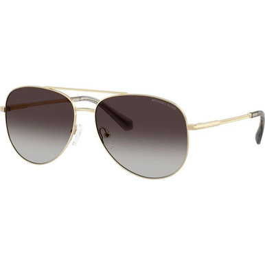 Michael Kors Perledo MK1172 Sunglasses Gold/Grey Gradient display picture 1