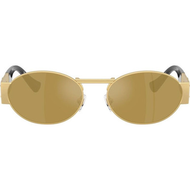 Versace VE2264 - Gold/Brown Gold Mirror Lenses