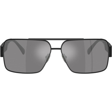 Versace VE2290 - Matte Black/Dark Grey Silver Mirror Lenses