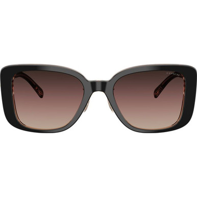 Coach HC8352 - Black/Brown Purple Gradient Lenses
