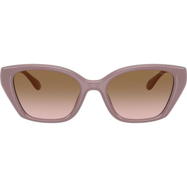 Coach HC8434U - Milky Putty/Brown Peach Gradient Lenses