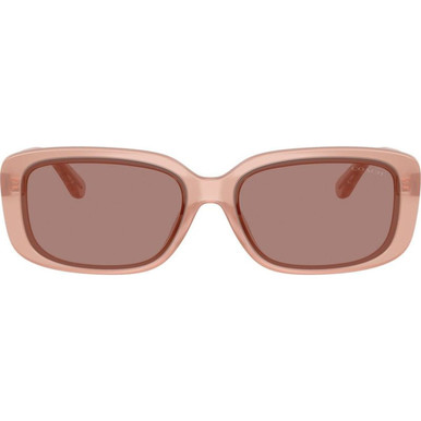 Coach HC8444D - Milky Pink/Light Brown Lenses