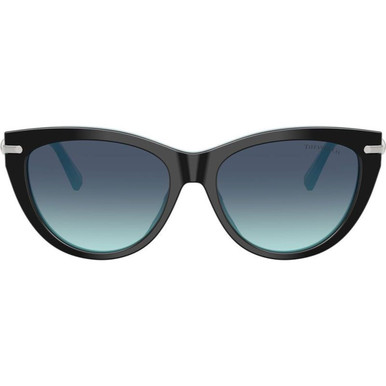 Tiffany & Co. TF4253 - Black on Tiffany Blue/Azure Blue Gradient Lenses