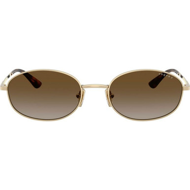 Vogue Eyewear VO4323S, Pale Gold/Brown Gradient Polarised Lenses