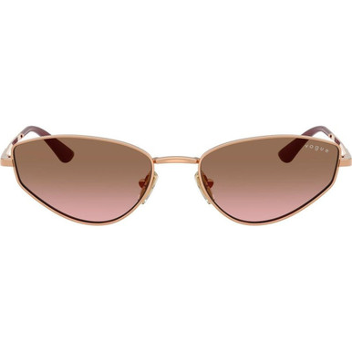 Rose Gold/Brown Pink Gradient Lenses