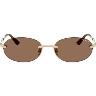 Pale Gold/Dark Brown Lenses