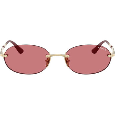 Pale Gold/Red Lenses