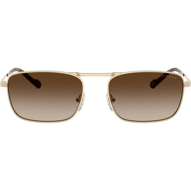 Vogue Eyewear VO4346S - Pale Gold/Brown Gradient Lenses