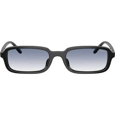 Black/Light Blue Clear Gradient Lenses