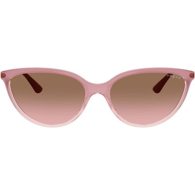 Transparent Gradient Pink/Brown Pink Gradient Lenses