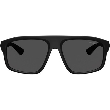 Prada Linea Rossa PSB02S - Matte Black/Dark Grey Lenses