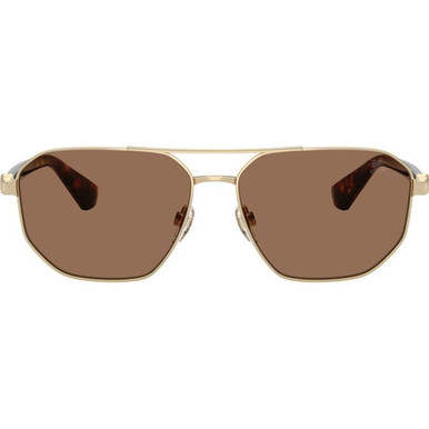 Light Gold/Dark Brown Lenses
