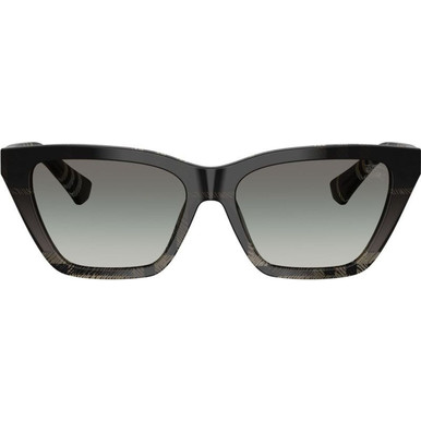 Burberry BE4468F - Grey Check/Grey Gradient Lenses