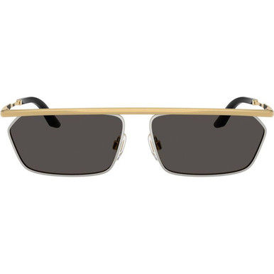 Dolce & Gabbana DG2327 - Gold and Silver/Dark Grey Lenses