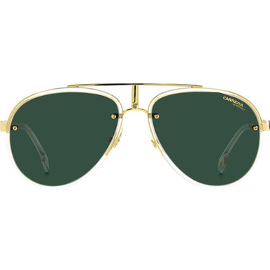 Carrera Glory - Crystal/Green Lenses