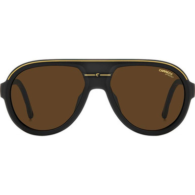 Carrera C Sport 09/S - Matte Black/Brown Lenses