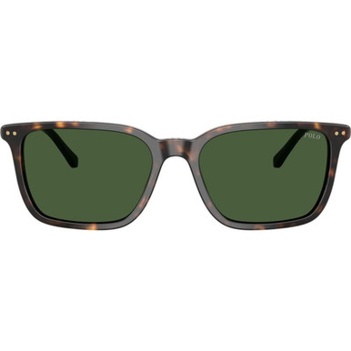 Polo Ralph Lauren PH4226 - Shiny Dark Havana/Green Lenses