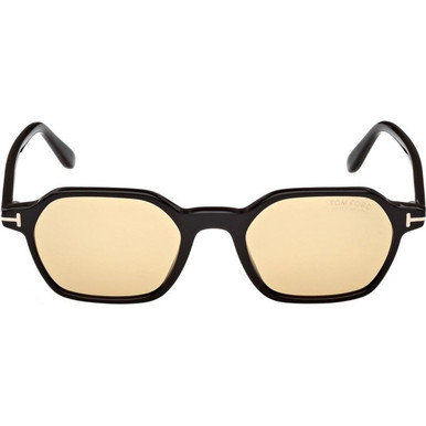 Tom Ford Joey 02 FT1301 - Shiny Black/Brown Photochromic Lenses