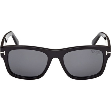 Tom Ford Smith 02 FT1303 - Shiny Black/Smoke Polarised Lenses