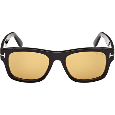 Tom Ford Smith 02 FT1303 - Shiny Black/Brown Lenses