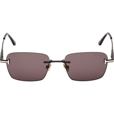 Tom Ford Jake 02 FT1354 - Shiny Black/Smoke Lenses