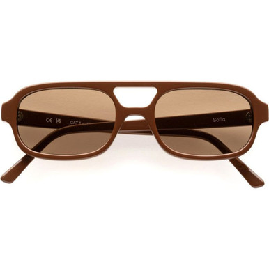 Lu Goldie Sofia - Cinnamon/Brown Lenses