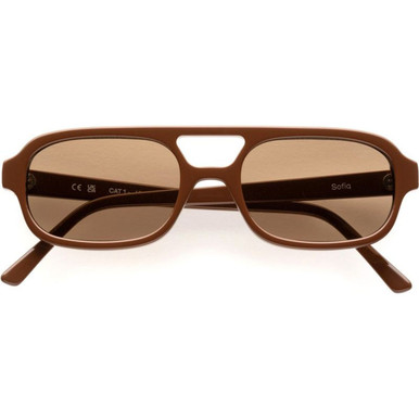 Lu Goldie Sofia - Cinnamon/Brown Lenses