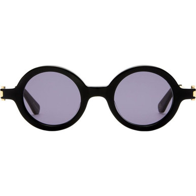Karen Walker Thunder - Black and Gold/Smoke Lenses