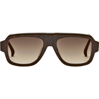 AM Eyewear Tulloh - African Brown/Brown Gradient Lenses