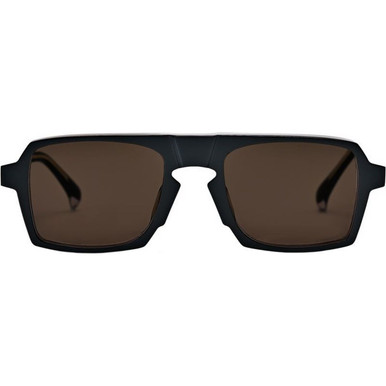AM Eyewear Lason Large - Black/Smoke Polarised Lenses