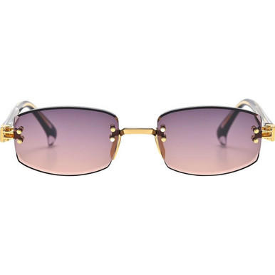 AM Eyewear Georgie - Black/Sunset Lenses