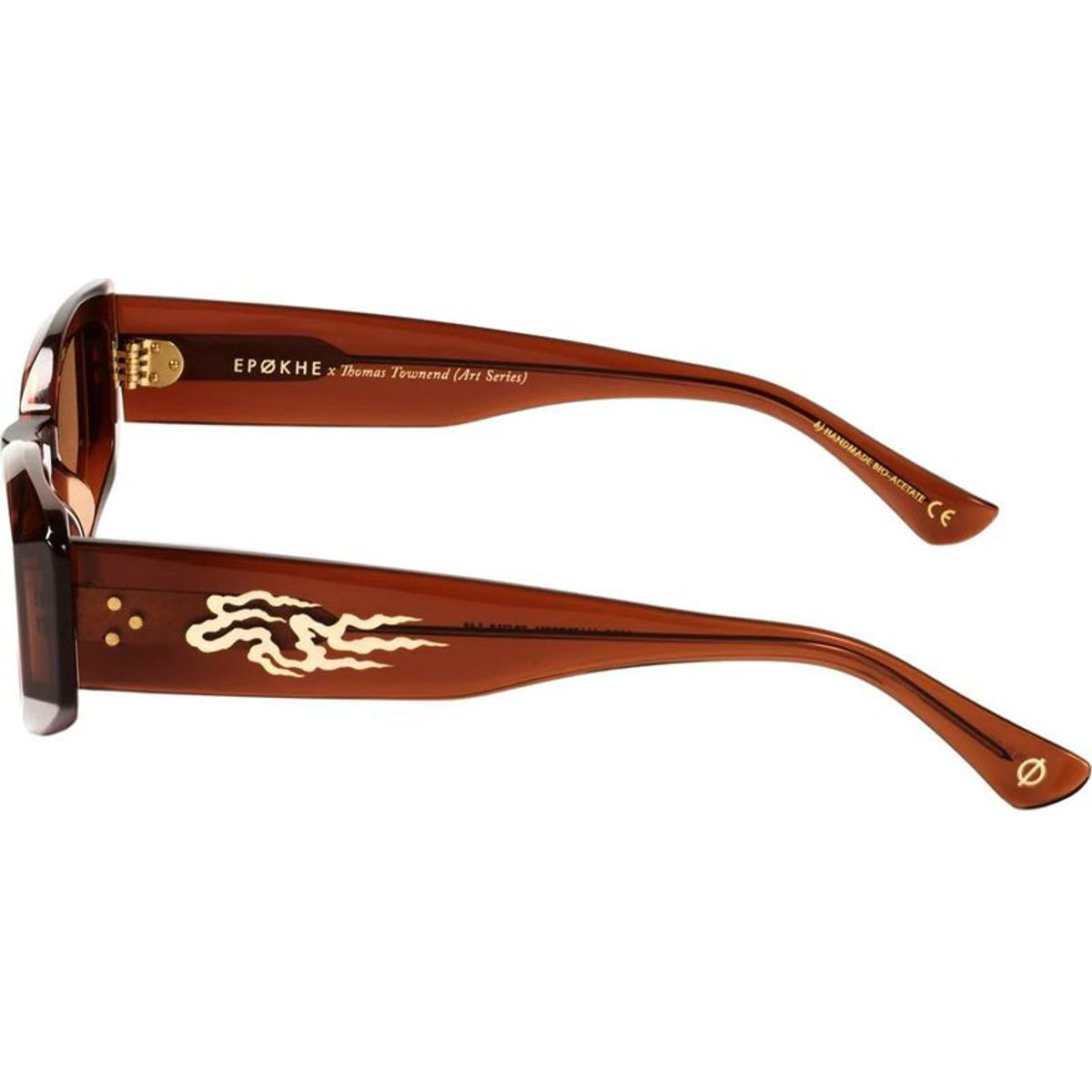 Epokhe Guilty Sunglasses Guilty X Thomas Townend Polished Maple/Brown