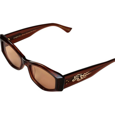 Epokhe Guilty Sunglasses Guilty X Thomas Townend Polished Maple/Brown