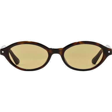 Szade Nolan - Mustard Tortoiseshell/Caper Green Lenses