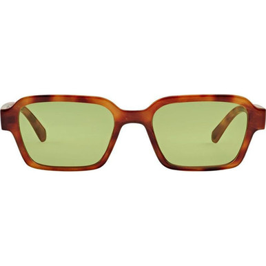 Szade Booth - Maple Tortoiseshell/Lawn Green Lenses