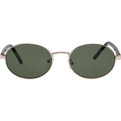 Szade Finch - Polished Gold/Moss Green Lenses