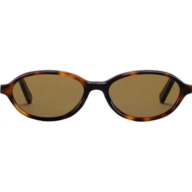 L.G.R Kora - Spotted Havana/Flat Brown Glass Lenses
