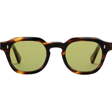 L.G.R Senegal - Tobacco Havana/Vintage Green Photochromic Glass Lenses