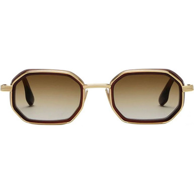 L.G.R Axum Explorer - Gold and Brown/Sunbrown Gradient Photochromic Glass Lenses