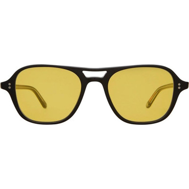 Garrett Leight Doc - Bio Black/Semi-Flat Desert Sun Lenses